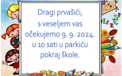 Poziv prvašićima