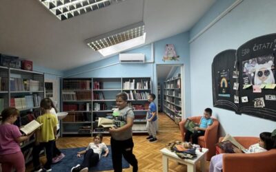 Prvi susret prvašića sa školskom knjižnicom